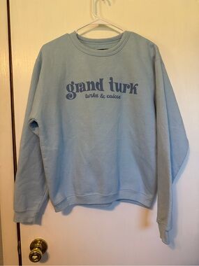 Light Blue 'Grand Turk' Crewneck Sweatshirt